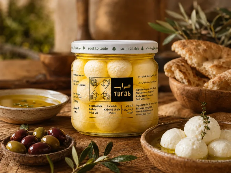 Turab Goat Labneh in Olive Oil 350g